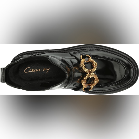 Circus NY by Sam Edelman Brooks Chelsea Chunky Heel Platform Black Boots Size 10 - Picture 4 of 12